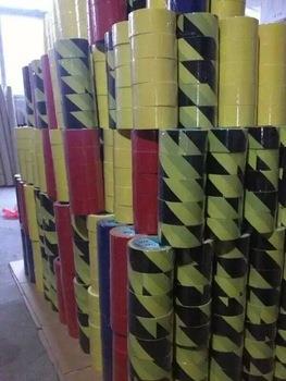 Awto adeżiv PVC Sigurtà Tape Twissija tal-Periklu PVC Floor Tape
